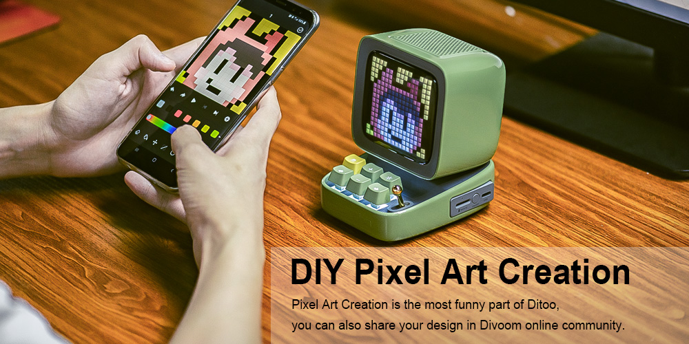 Divoom Ditoo-Plus Retro Speaker